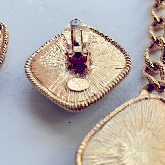 Rare Vintage 1993 Caprianti Jeweltone Kenneth Jay Lane for Avon Parure - Picture 13 of 14